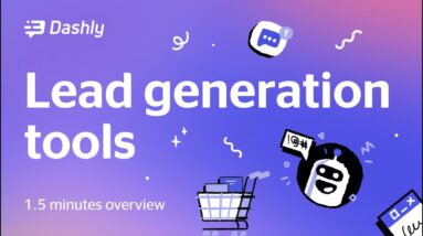 Lead generation tools | Dashly overview